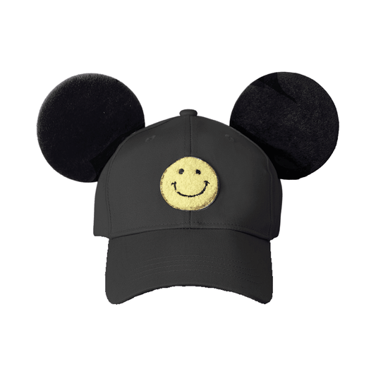 Happy Place Black Hat -Kid's