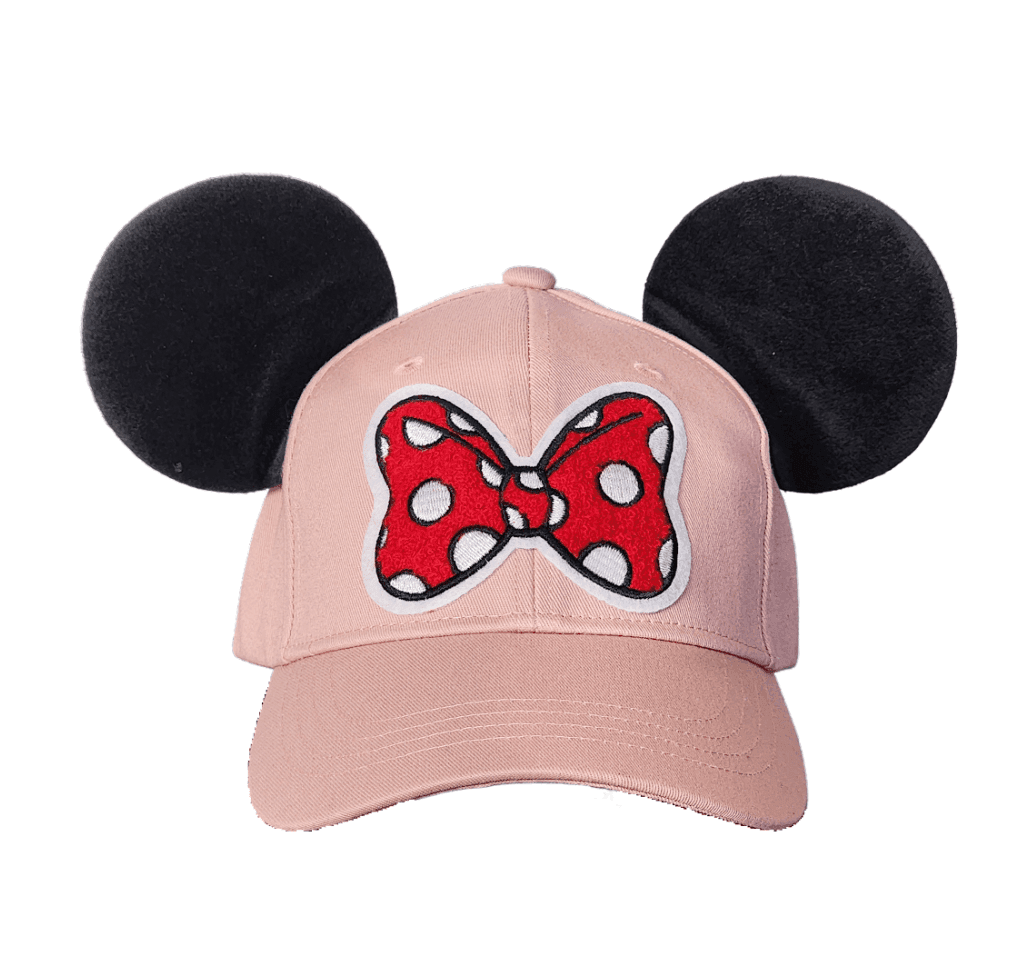 Minnie Bow Ponytail Hat Pink Park Life