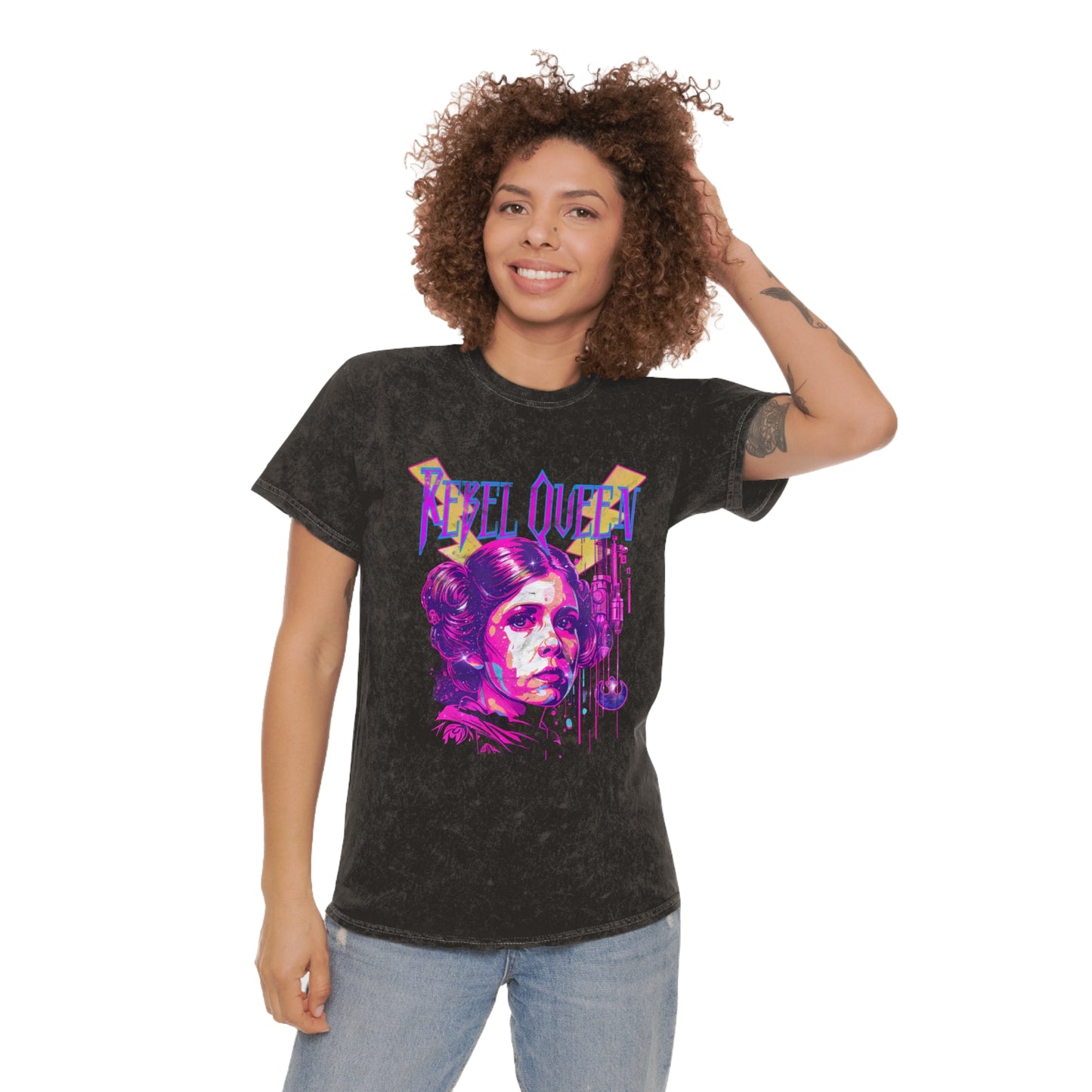 Rebel Queen Mineral Wash T-Shirt