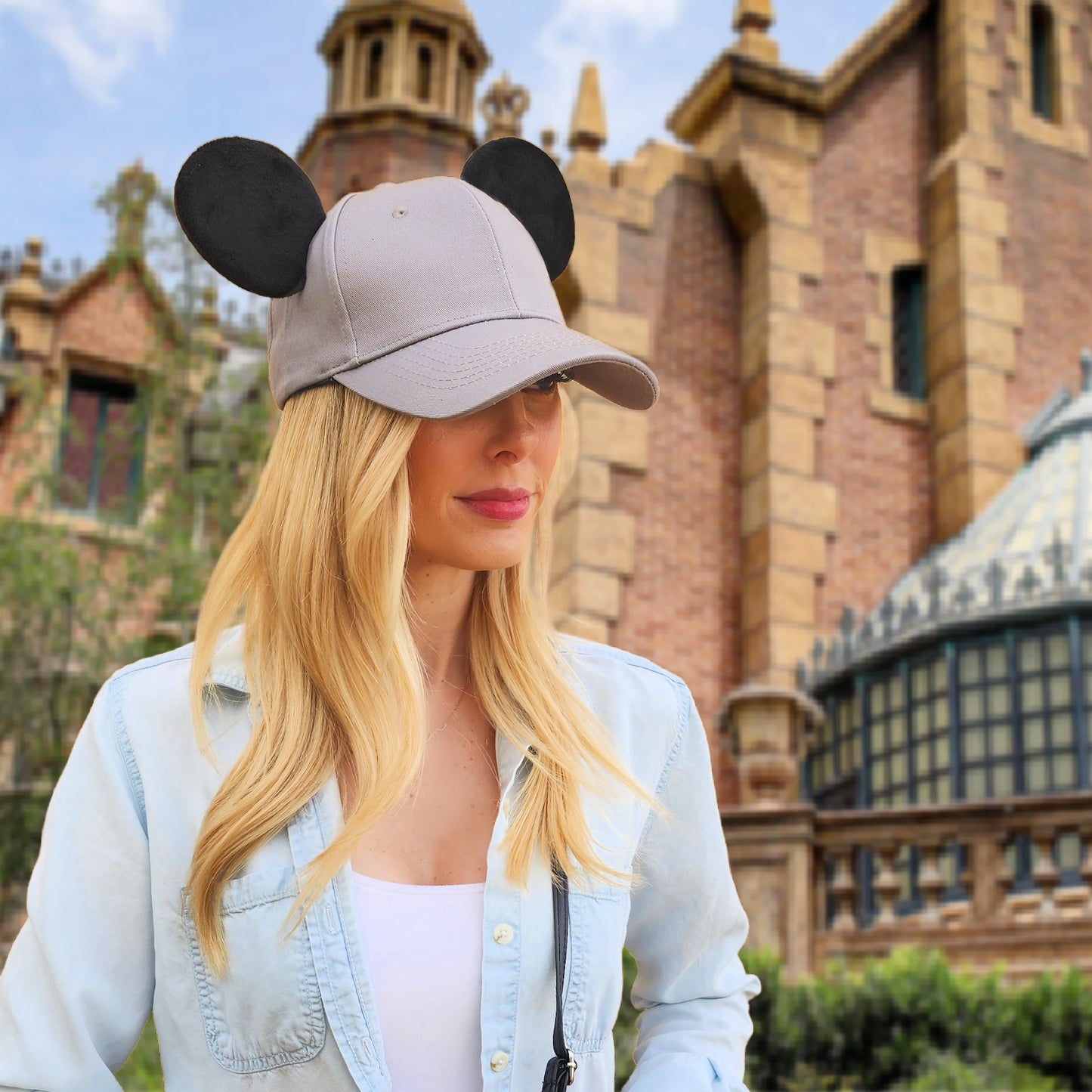 Classic Mouse Ear Hat -Gray