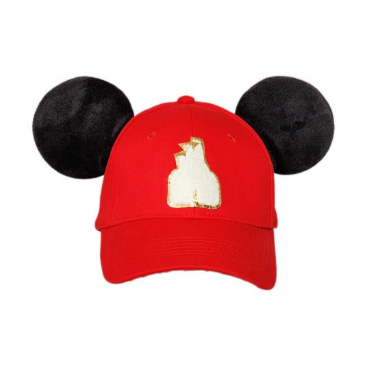 Castle Dreams Kid's Mouse Ear Hat -Red