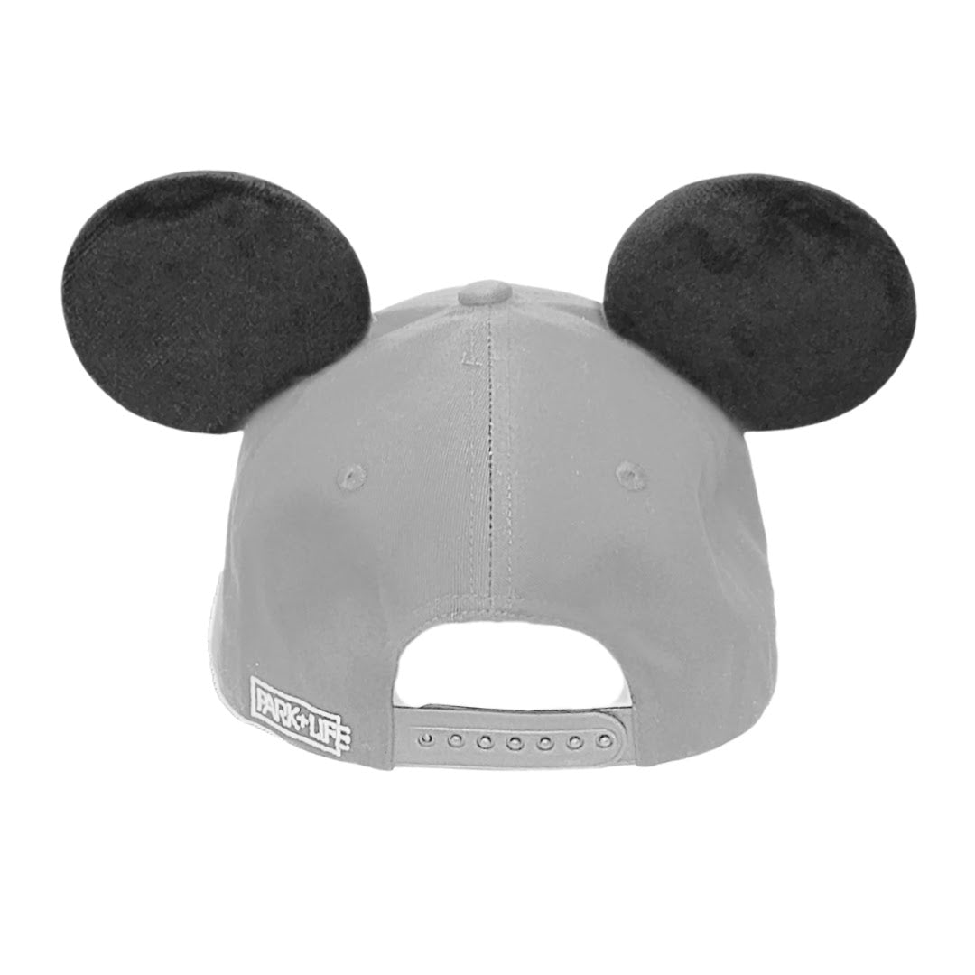 Silly Santa Mouse Ear Hat Grey