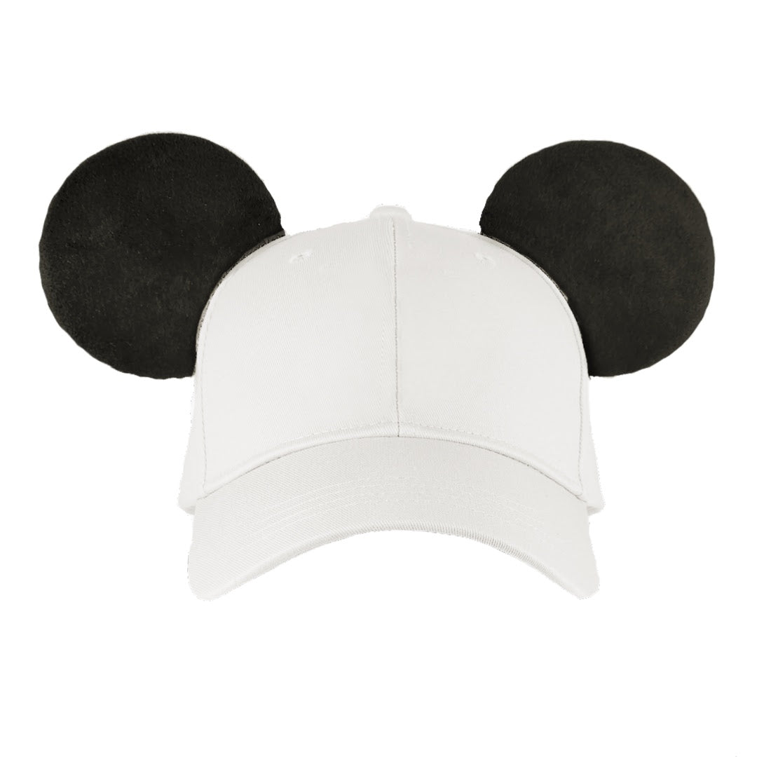 Classic Mouse Ear Hat -White