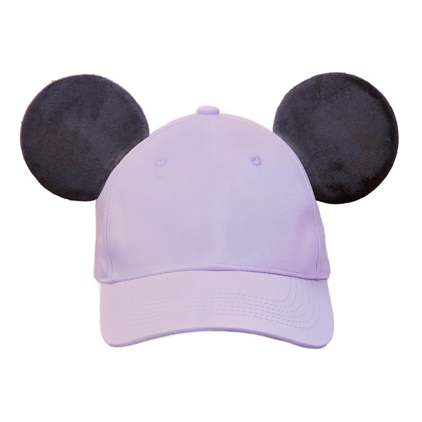 Classic Mouse Ear Ponytail Back Hat - Lilac