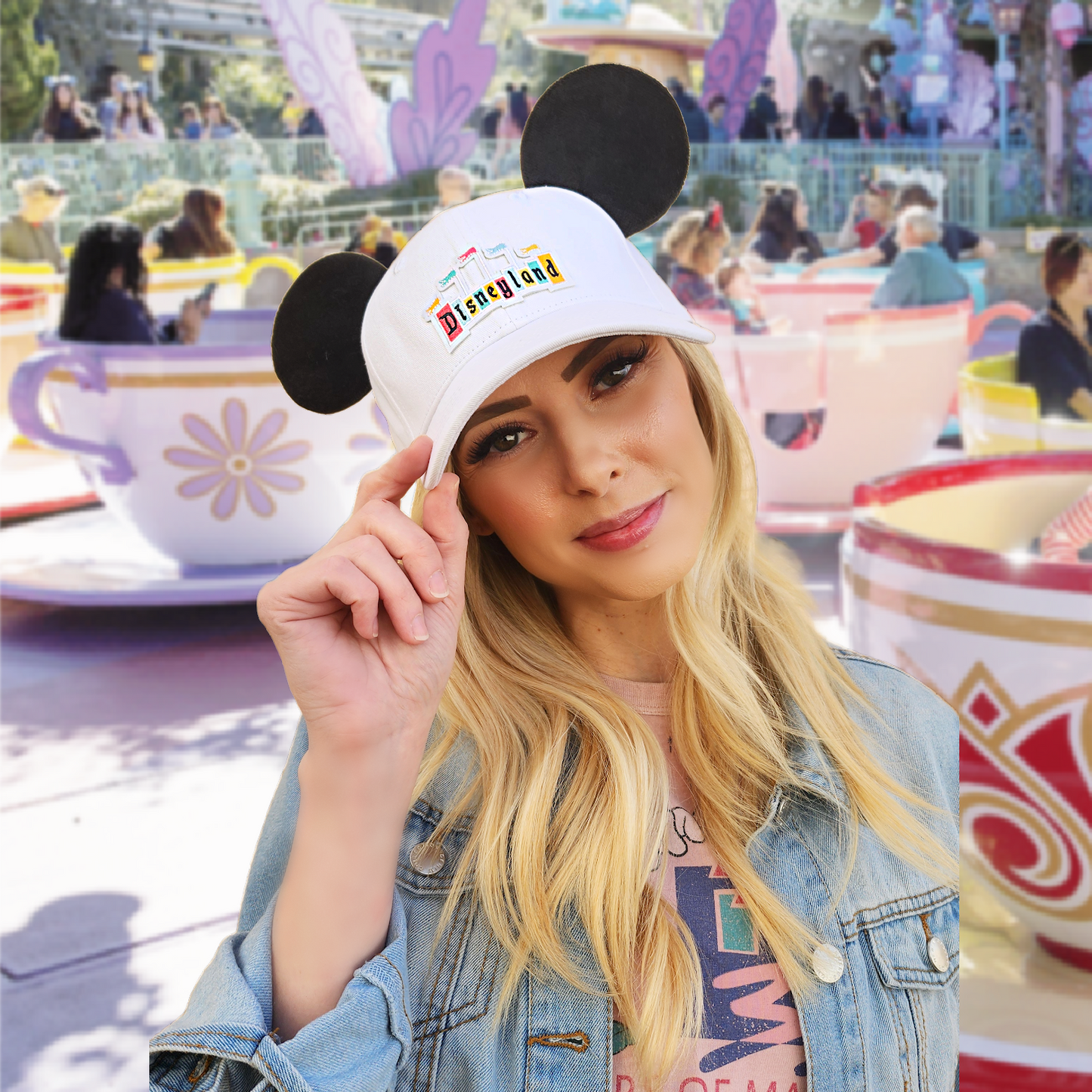 Disneyland Sign Mouse Ear Hat