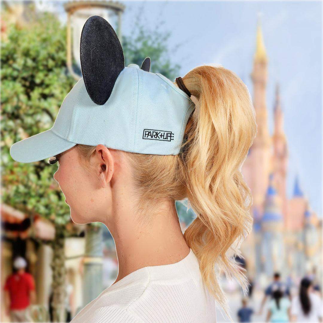 True Original High Ponytail Hat -Blue