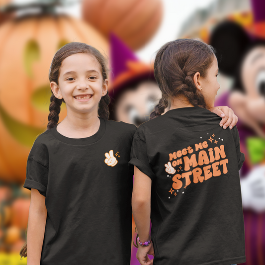 Meet Me on Main Street Halloween Kid Tee