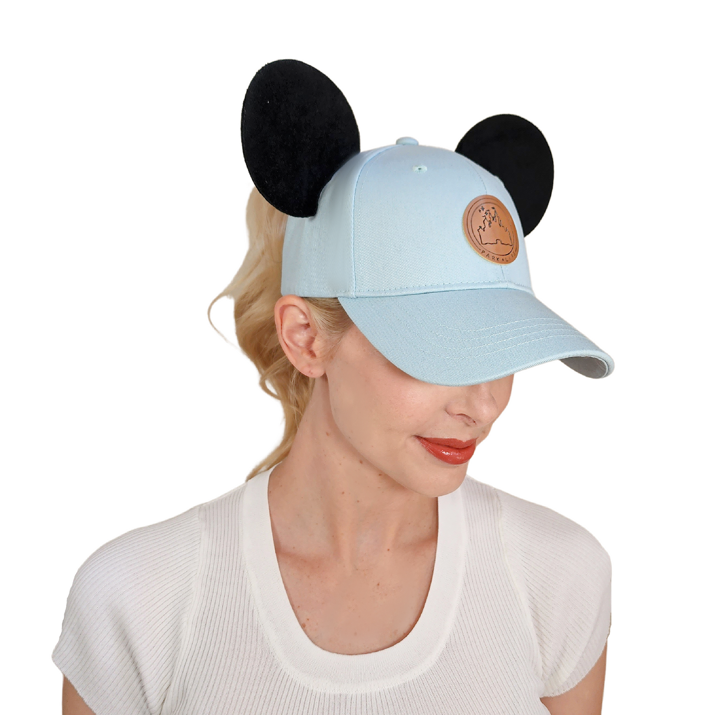 True Original High Ponytail Hat -Blue